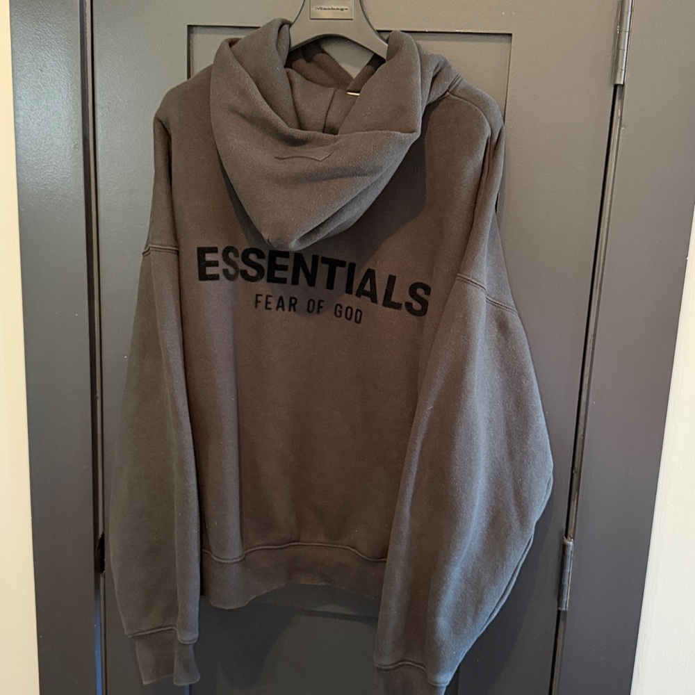 Fear of God Essentials Hoodie in Charcoal
